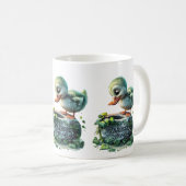 Realistisch eendje dat de Blarney Stone kust Koffiemok (Voorkant rechts)