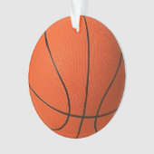 Realistisch en cool Basketball Ornament (voorkant)