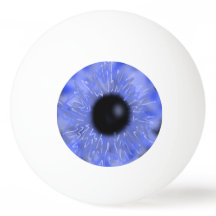 Realistisch Eyeball Ping Pong Ball Blue SFX Scary