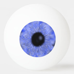 Realistisch Eyeball Ping Pong Ball Blue SFX Scary