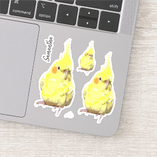 Realistisch gele cocaïne Gepersonaliseerd Sticker