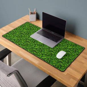 Realistisch grass fototextuur Funny Bright Green Bureaumat