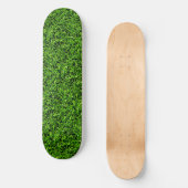 Realistisch grass fototextuur Funny Bright Green Skateboard (Voorkant)