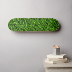 Realistisch grass fototextuur Funny Bright Green Skateboard