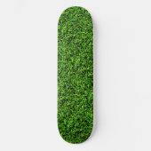 Realistisch grass fototextuur Funny Bright Green Skateboard (Voorkant)