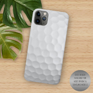 Realistisch kijkend Golfball Dimples Textielpatroo iPhone 11 Pro Max Hoesje