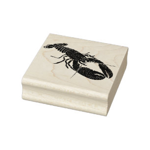 Realistisch Lobster Graphic Rubberstempel