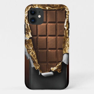 Realistisch niet-ingewikkeld Chocolate Bar iPhone- iPhone 11 Hoesje