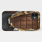 Realistisch niet-ingewikkeld Chocolate Bar iPhone- Case-Mate iPhone Case (Achterkant (horizontaal))