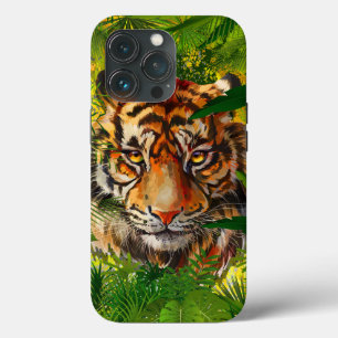 Realistisch Oerwoud Tiger iPhone 13 Pro Hoesje