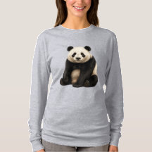 Realistisch Panda Charm T-Shirt