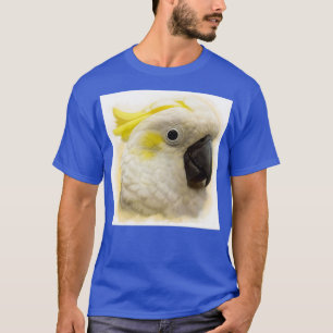 Realistisch schilderij van zwavelCrested Cockatau T-shirt