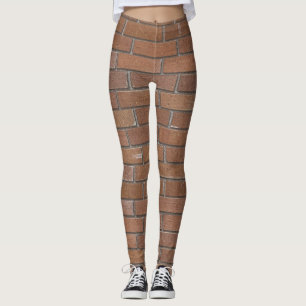 Realistisch staal voor rode terra Cotta Leggings