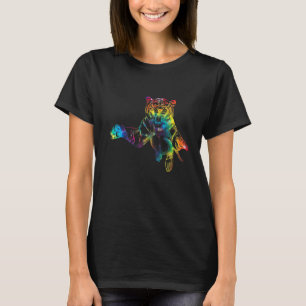 Realistisch tijgerhoofd Huid Paw 19 T-shirt