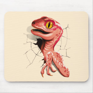 Realistisch Velociraptor Dinosaur Hatching Muismat
