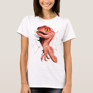 Realistisch Velociraptor Dinosaur Hatching T-shirt