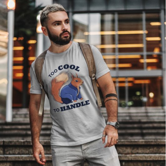 Realistisch vierkant dier t-shirt