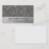 realistisch visitekaartje diamondplate (Voorkant / Achterkant)