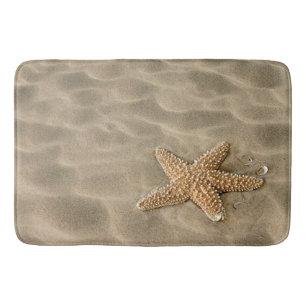 Realistisch Zacht Beach Sand with Starfish Badmat