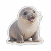 realistische afdichting sticker (Voorkant)