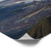 Realistische berg Fuji landschap Japan Reizen Poster (Hoek)