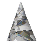 Realistische diamant: 3D close-up Feesthoedjes (Rechts)