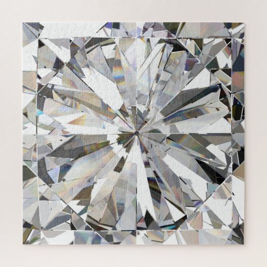 Realistische diamant: 3D close-up Legpuzzel (Verticaal)