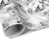 Realistische diamant: 3D textuur close-up Cadeaupapier (Rol Hoek)