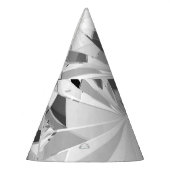 Realistische diamant: 3D textuur close-up Feesthoedjes (Links)