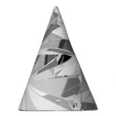 Realistische diamant: 3D textuur close-up Feesthoedjes (Rechts)