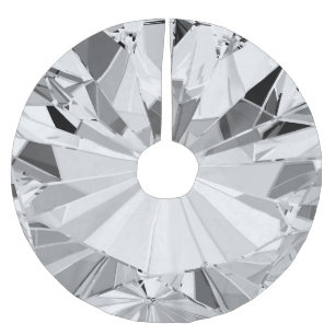 Realistische diamant: 3D textuur close-up Kerstboom Rok