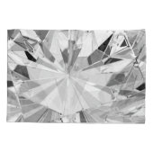 Realistische diamant: 3D textuur close-up Kussensloop (Achterkant)