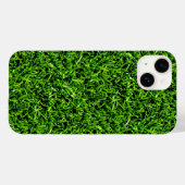 Realistische grasfoto textuur leuke heldere groene Case-Mate iPhone case (Achterkant (horizontaal))