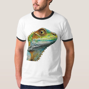 Realistische hagedis Iguana T-shirt