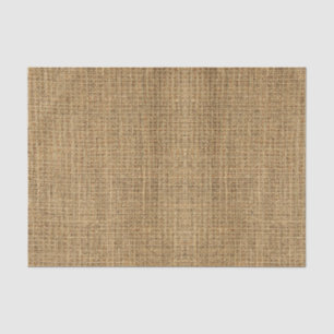 Realistische jute textuur eenvoudig lichtbruin rus tissuepapier
