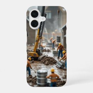 Realistische macrofoto's van kleine bouwvakkers iPhone 16 hoesje