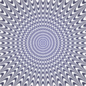 Realistische optische illusie sticker (Voorkant)