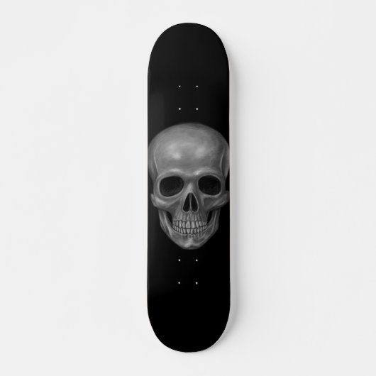 Realistische schedel skateboard (Voorkant)