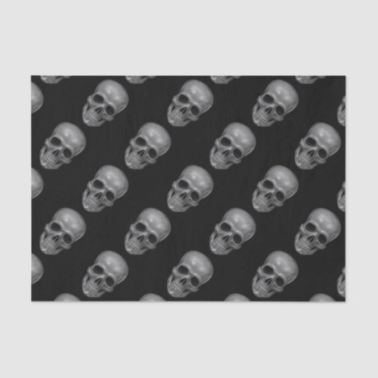 Realistische schedel tissuepapier (Voorkant)