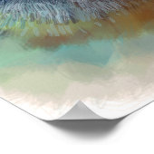 realistische schilderij van parrotlet poster (Hoek)