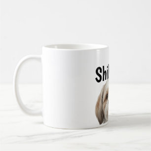 Realistische Shih Tzu Full Wrap 11oz Mok PNG   Op 