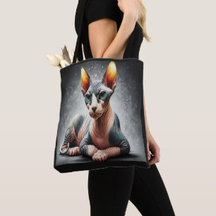 Realistische Sphynx Kat, Sphynx Haarloze Kat Liefh Draagtas