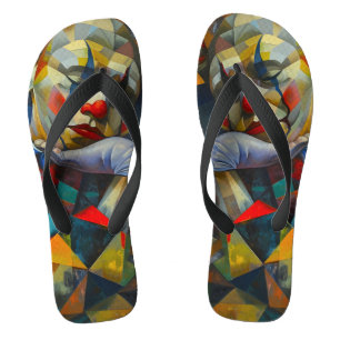 realistische tekening teenslippers
