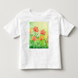 Realistische vervaagde lente achtergrond-52374 kinder shirts