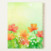 Realistische vervaagde lente-achtergrond-52374 planner (Achterkant)