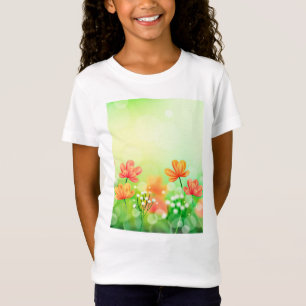 Realistische wazige lente achtergrond-2374 t-shirt
