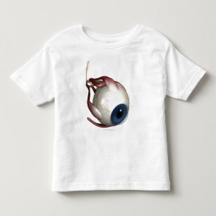 Realistische weergave van de spieren van het oog kinder shirts