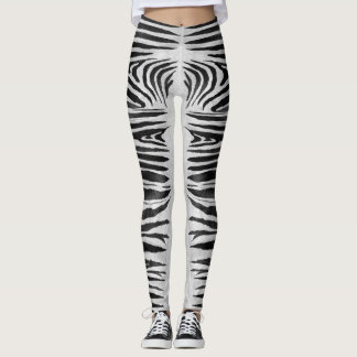 Realistische zebra leggings