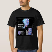 Réalité augmentée T-shirt noir basique (Devant)