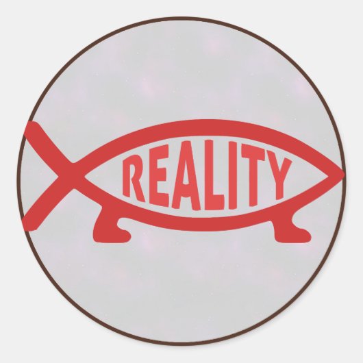 Réalité Darwin Stickers de poisson (Devant)